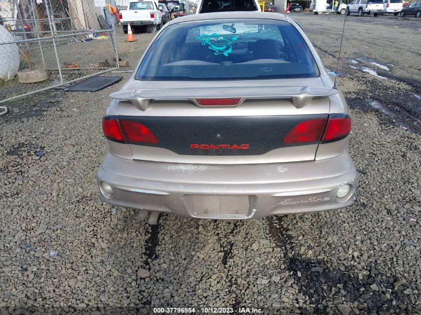 2001 Pontiac Sunfire Se VIN: 1G2JB524217320235 Lot: 37796954