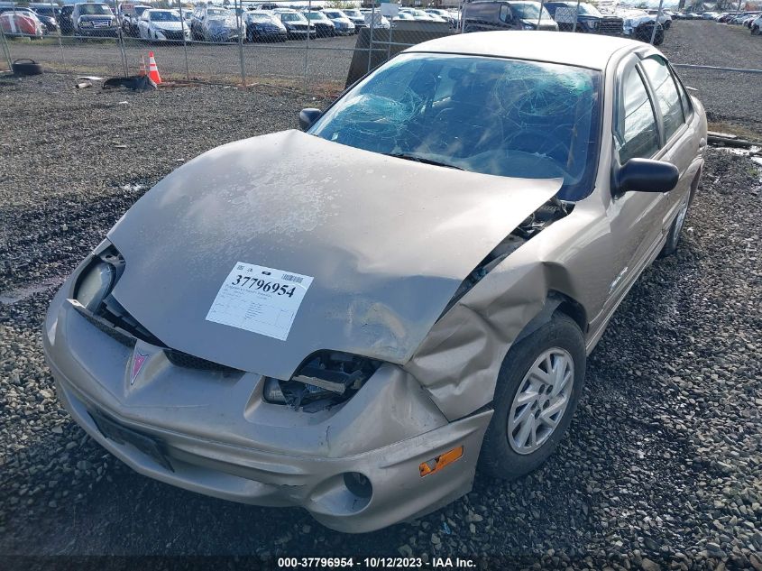 2001 Pontiac Sunfire Se VIN: 1G2JB524217320235 Lot: 37796954