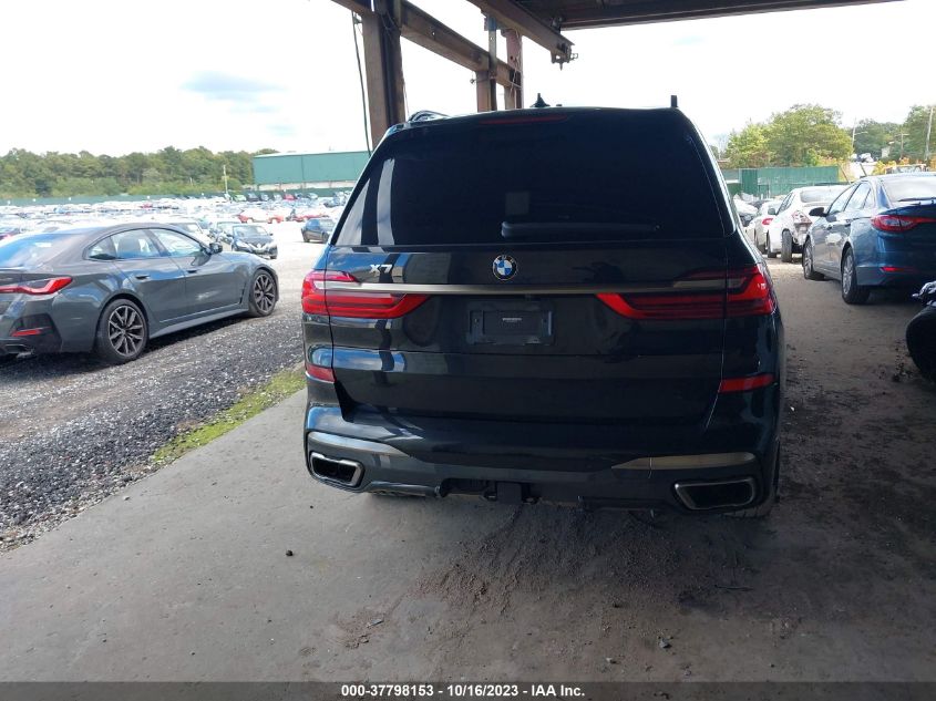 2021 BMW X7 M50I VIN: 5UXCX6C08M9D91750 Lot: 37798153