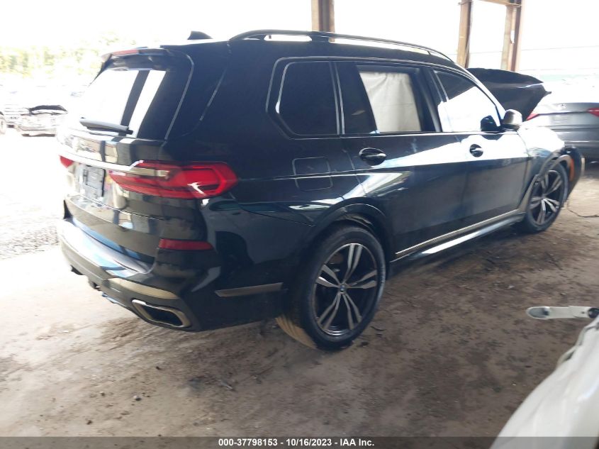 2021 BMW X7 M50I VIN: 5UXCX6C08M9D91750 Lot: 37798153