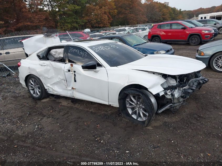 19UUB5F39MA000896 2021 Acura Tlx Standard