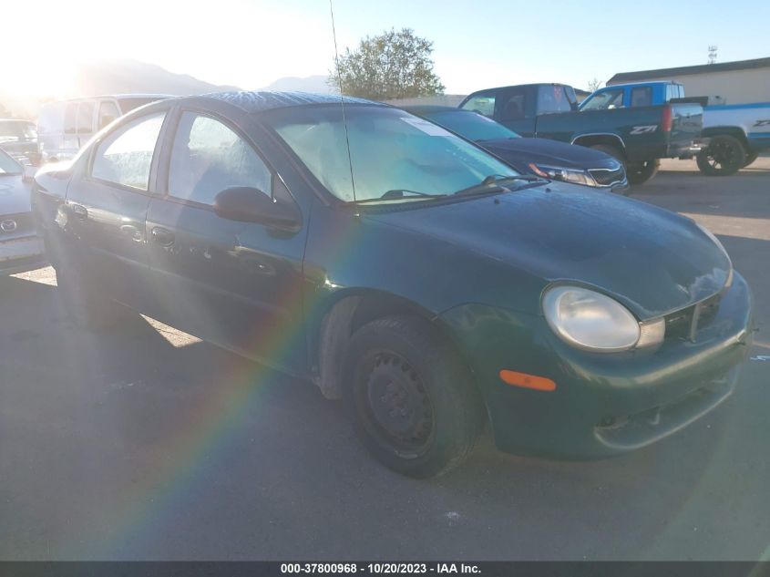 2000 Dodge Neon Highline VIN: 1B3ES46C4YD671301 Lot: 37800968