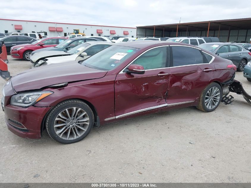 2016 Hyundai Genesis 3.8L VIN: KMHGN4JE9GU133663 Lot: 37801305