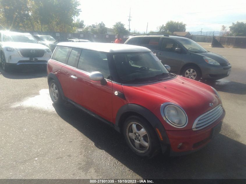 2010 Mini Cooper Clubman VIN: WMWML3C57ATX38876 Lot: 37801335