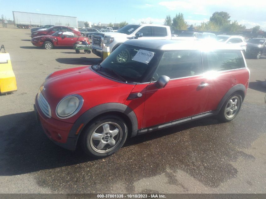 2010 Mini Cooper Clubman VIN: WMWML3C57ATX38876 Lot: 37801335