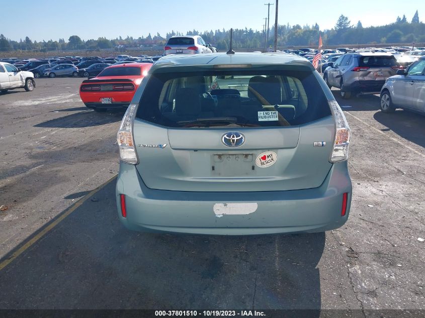 2013 Toyota Prius V Two/Three/Five VIN: JTDZN3EU3D3261925 Lot: 37801510