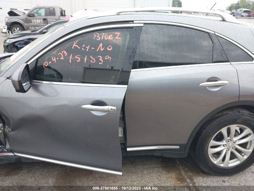 2017 Infiniti Qx70 VIN: JN8CS1MU7HM141697 Lot: 37801655