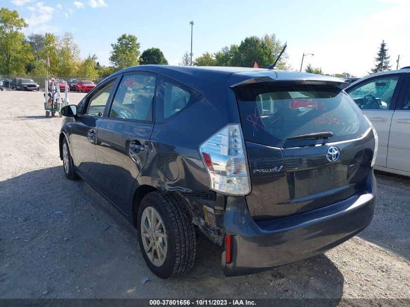 2012 Toyota Prius V Two VIN: JTDZN3EU4C3089385 Lot: 37801656