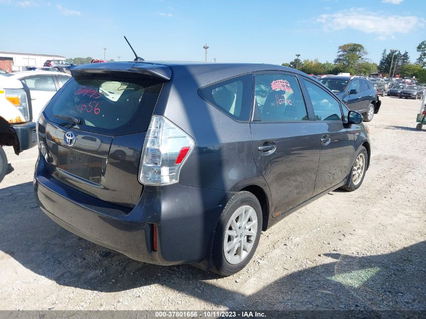 2012 Toyota Prius V Two VIN: JTDZN3EU4C3089385 Lot: 37801656