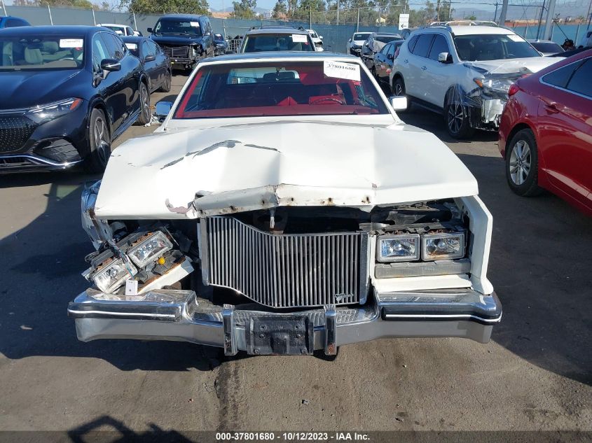 1984 Cadillac Eldorado VIN: 1G6AL5784EE614874 Lot: 37801680