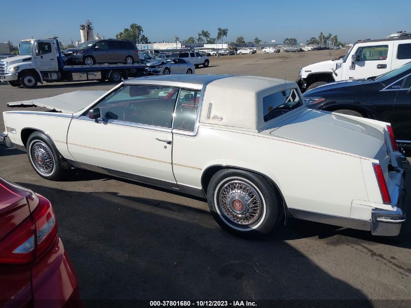 1984 Cadillac Eldorado VIN: 1G6AL5784EE614874 Lot: 37801680