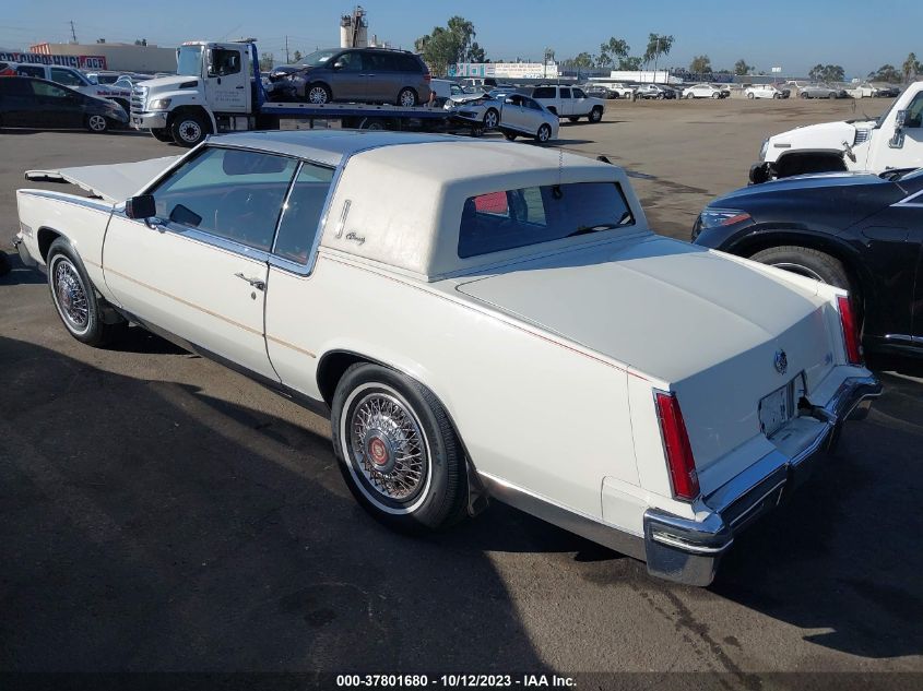 1984 Cadillac Eldorado VIN: 1G6AL5784EE614874 Lot: 37801680