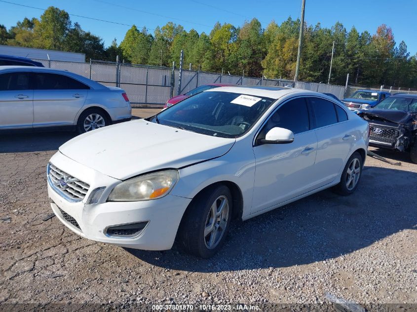 2012 Volvo S60 T5 VIN: YV1622FS6C2133602 Lot: 37801870