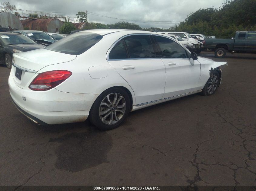 2017 Mercedes-Benz C 300 Sport/Luxury/ VIN: 55SWF4JB6HU232632 Lot: 37801886