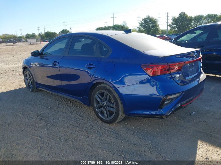 2021 Kia Forte Gt-Line VIN: 3KPF34AD4ME375509 Lot: 37801952