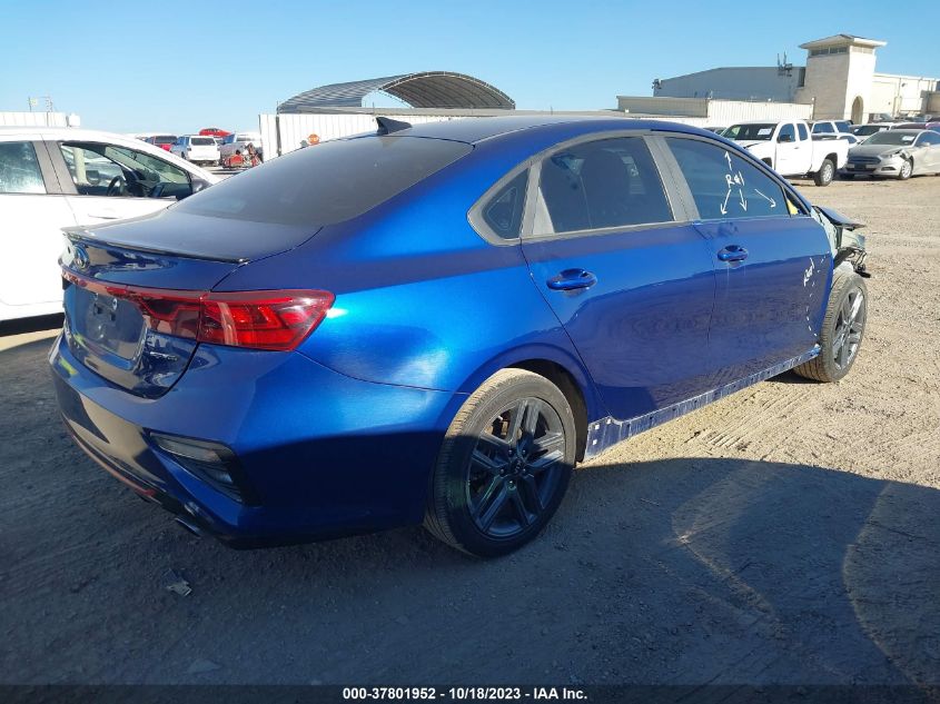 2021 Kia Forte Gt-Line VIN: 3KPF34AD4ME375509 Lot: 37801952