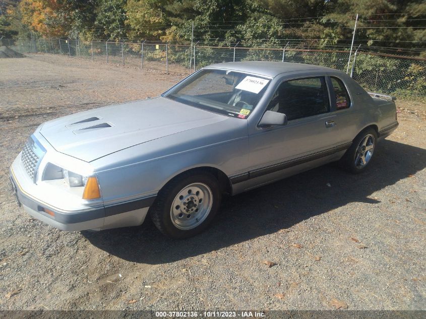 1984 Ford Thunderbird VIN: 1FABP4630EH185601 Lot: 37802136