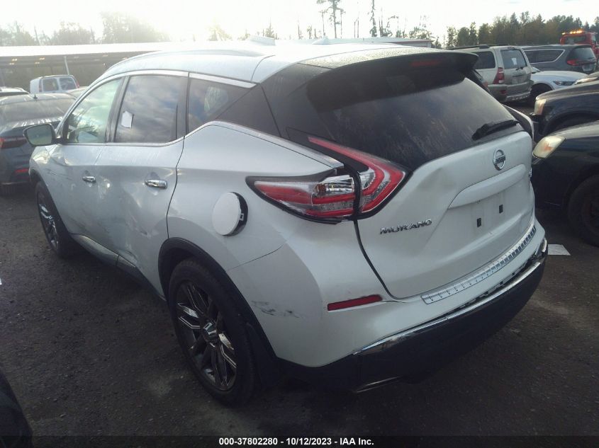 2015 Nissan Murano Platinum VIN: 5N1AZ2MH7FN244290 Lot: 37802280