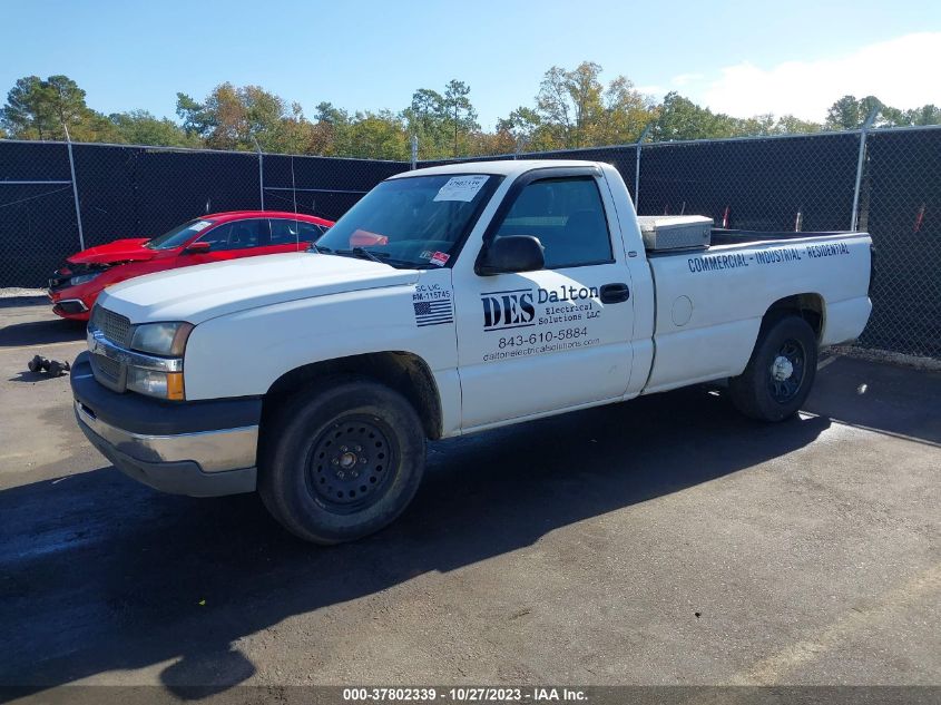 2004 Chevrolet Silverado 1500 Work Truck VIN: 1GCEC14X74Z211675 Lot: 37802339