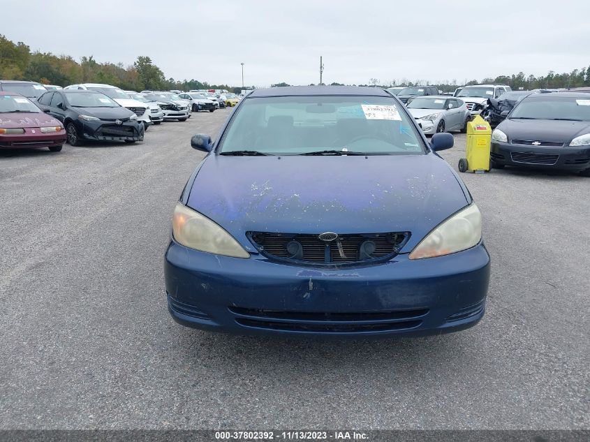 2002 Toyota Camry Le VIN: 4T1BE32K32U529346 Lot: 37802392