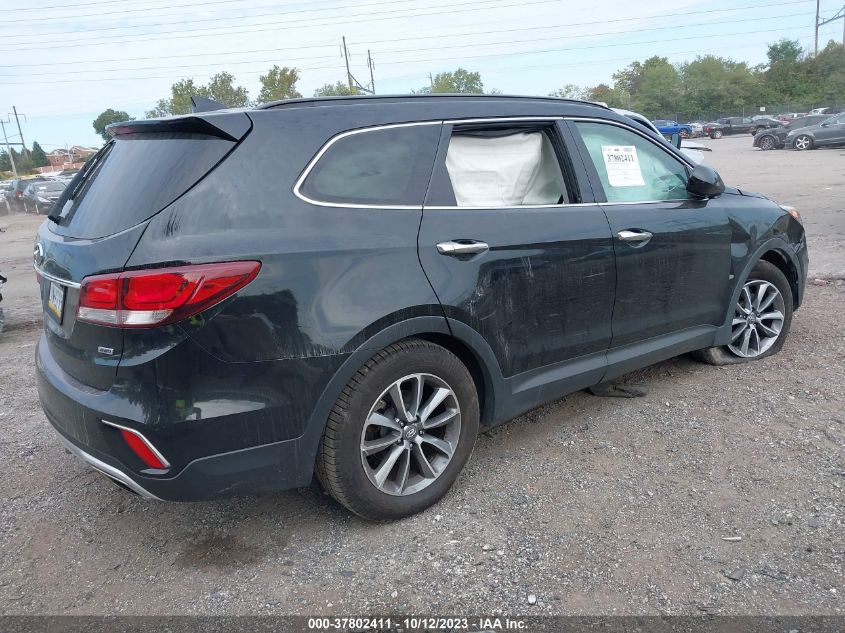 2017 Hyundai Santa Fe Se VIN: KM8SMDHF3HU190437 Lot: 37802411