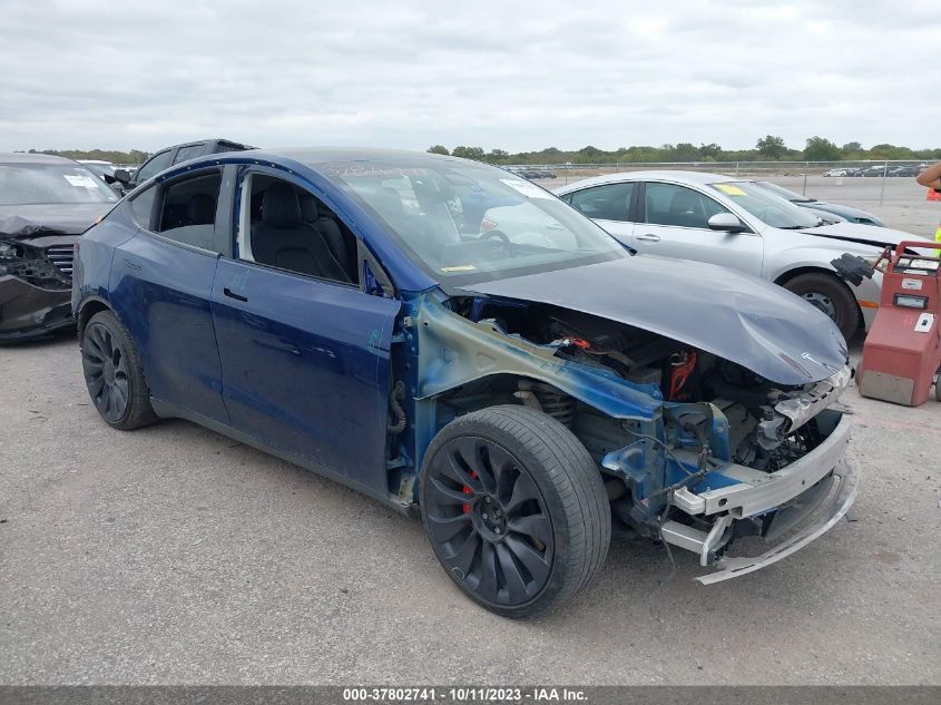 2022 Tesla Model Y Performance VIN: 7SAYGDEF2NF314800 Lot: 37802741