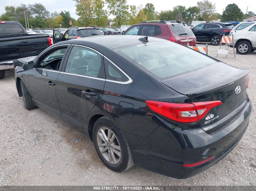 2016 Hyundai Sonata Se VIN: 5NPE24AF7GH265697 Lot: 37802771