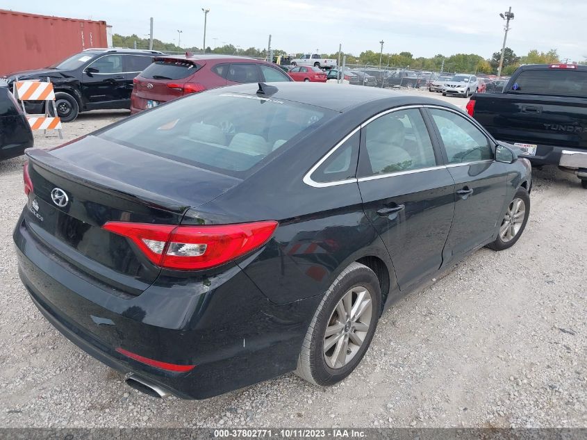 2016 Hyundai Sonata Se VIN: 5NPE24AF7GH265697 Lot: 37802771