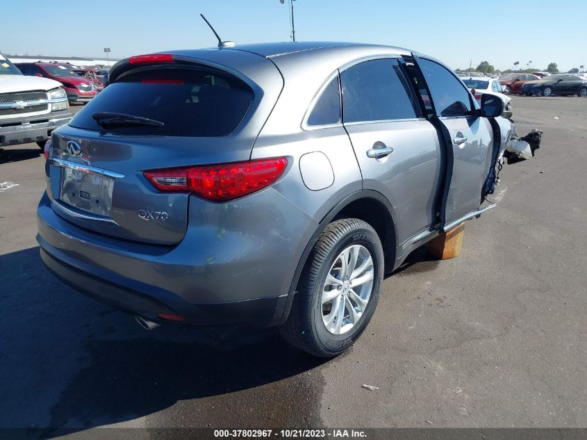 2015 Infiniti Qx70 VIN: JN8CS1MW8FM482802 Lot: 37802967