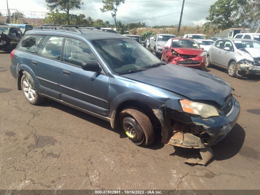 2006 Subaru Outback 2.5I VIN: 4S4BP61C767332030 Lot: 37802981