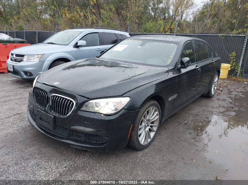 2013 BMW 7 Series 740Li xDrive VIN: WBAYF4C59DDE23514 Lot: 37804010