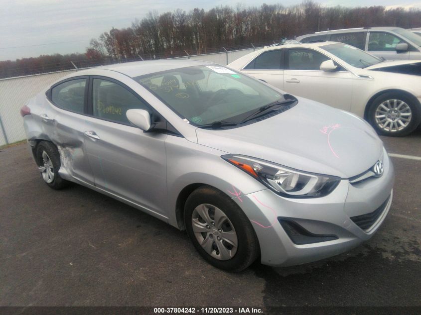 2016 Hyundai Elantra Se VIN: KMHDH4AE5GU517014 Lot: 37804242