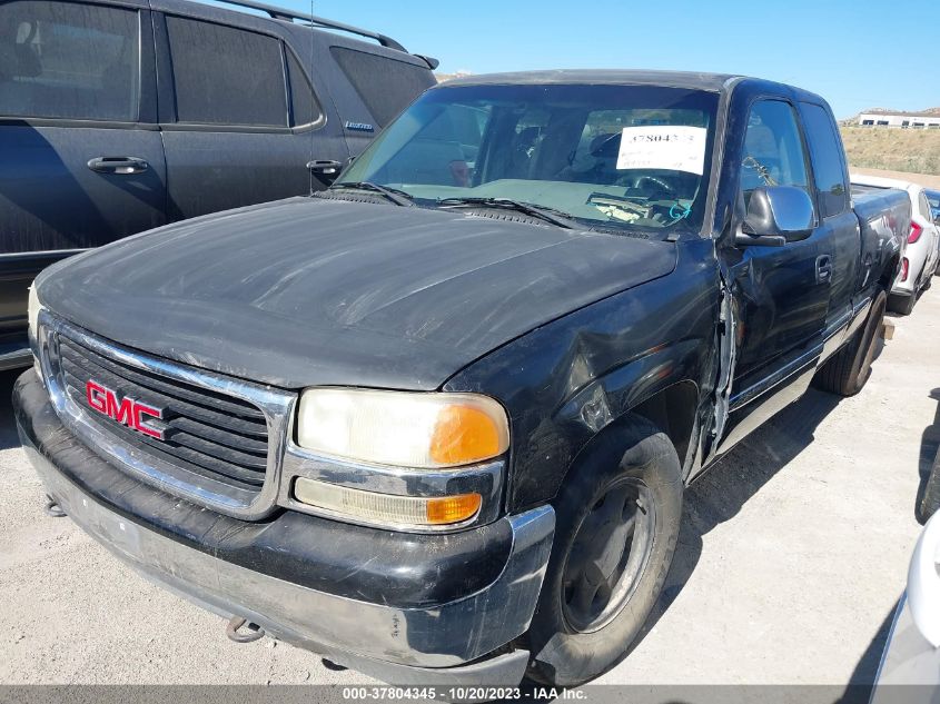 2000 GMC Sierra 1500 Sle VIN: 2GTEC19T5Y1325582 Lot: 37804345