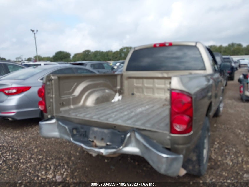 2008 Dodge Ram 1500 St VIN: 1D7HA16K78J196013 Lot: 37804559