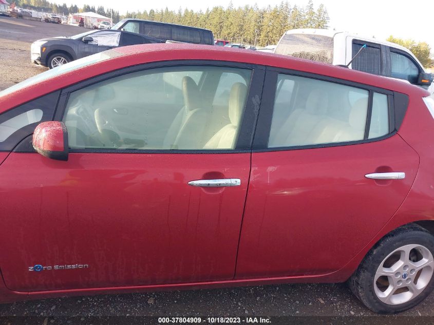 2011 Nissan Leaf Sl-E VIN: JN1AZ0CP6BT006411 Lot: 37804909