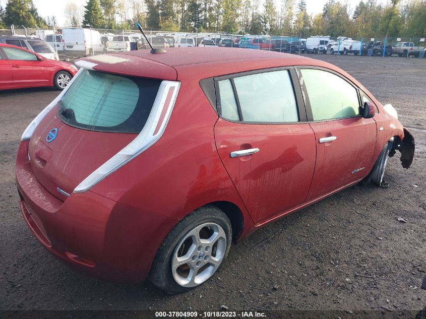 2011 Nissan Leaf Sl-E VIN: JN1AZ0CP6BT006411 Lot: 37804909