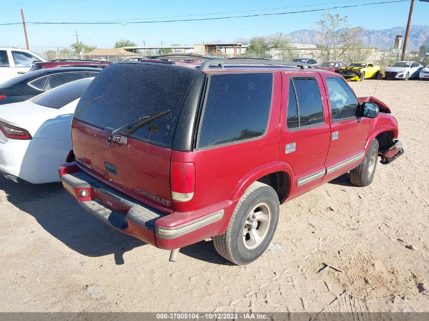 1999 Chevrolet Blazer Ls VIN: 1GNCS13WXX2201956 Lot: 37805104