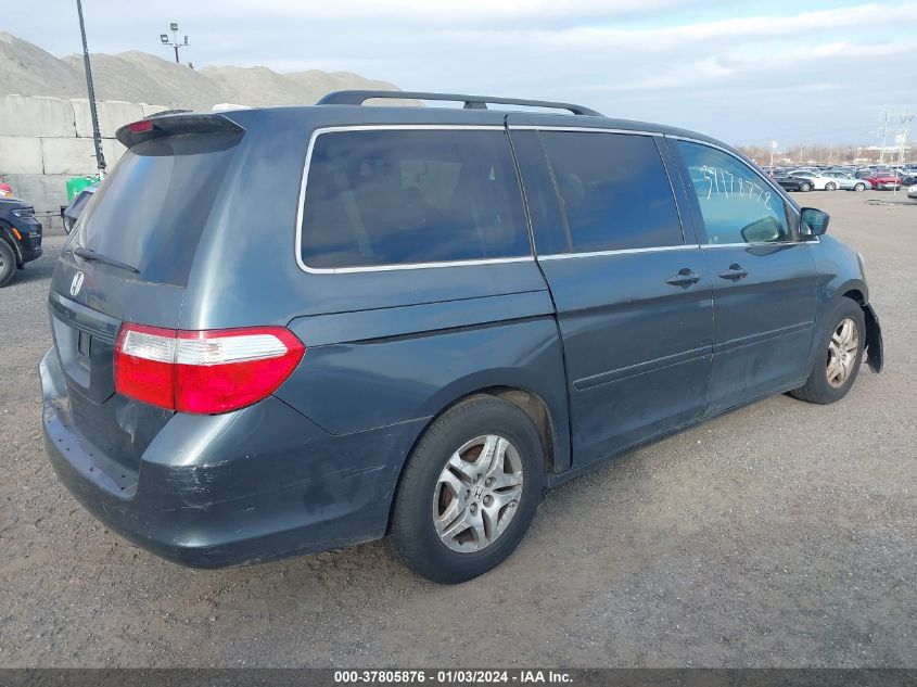 2006 Honda Odyssey Ex-L VIN: 5FNRL38726B462099 Lot: 37805876