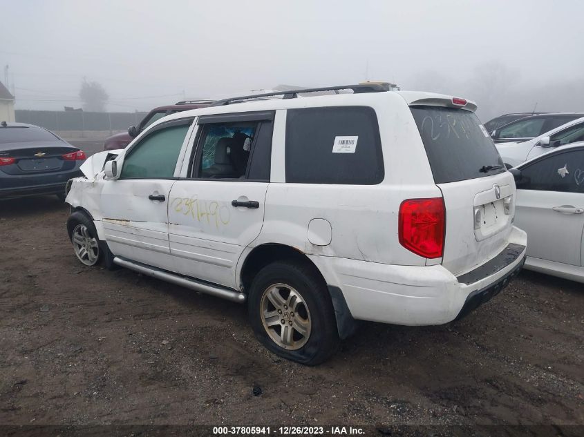 2003 Honda Pilot Ex-L VIN: 2HKYF18553H506065 Lot: 37805941