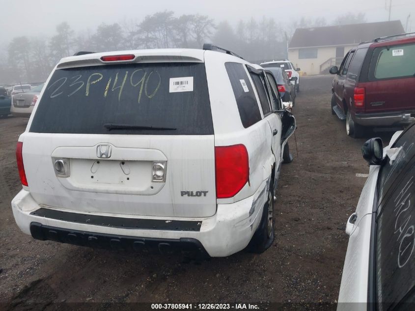 2003 Honda Pilot Ex-L VIN: 2HKYF18553H506065 Lot: 37805941