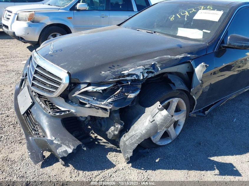 2014 Mercedes-Benz E-Class E 350 VIN: WDDHF8JBXEA814275 Lot: 37806006