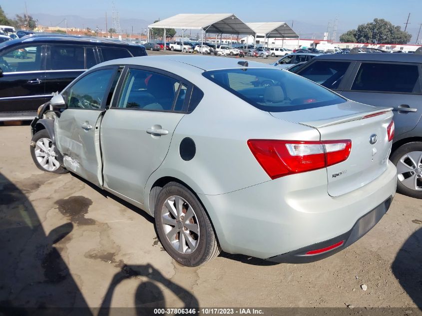 2013 Kia Rio Ex VIN: KNADN4A34D6285949 Lot: 37806346