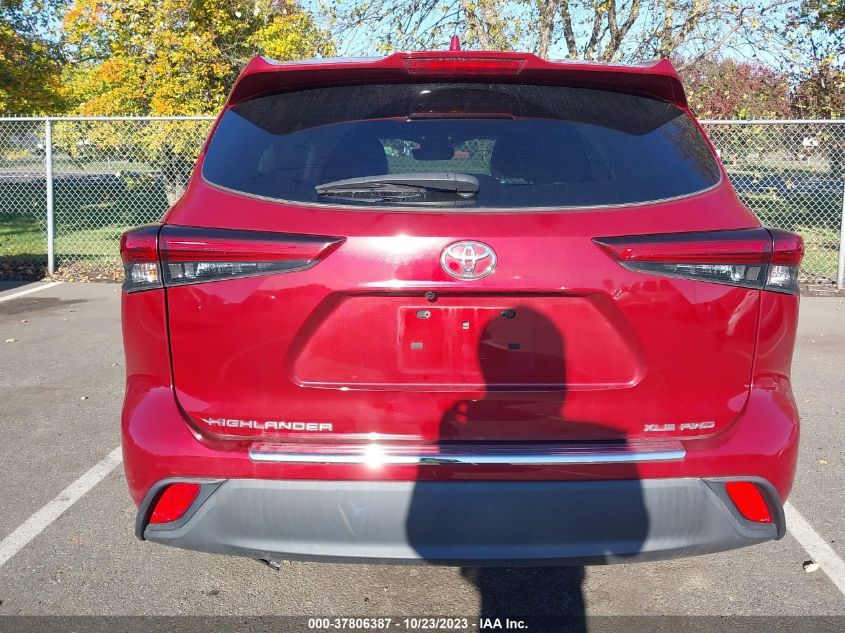 2020 Toyota Highlander Xle VIN: 5TDGZRBH3LS050579 Lot: 37806387