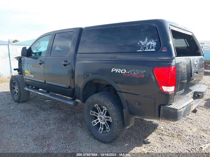 2010 Nissan Titan Pro-4X VIN: 1N6AA0EC5AN307833 Lot: 37807658