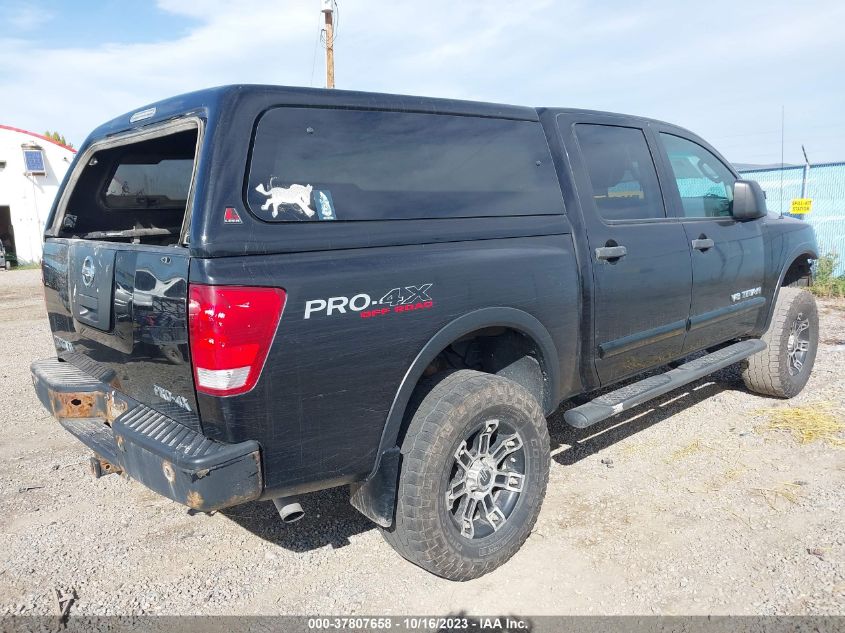 2010 Nissan Titan Pro-4X VIN: 1N6AA0EC5AN307833 Lot: 37807658