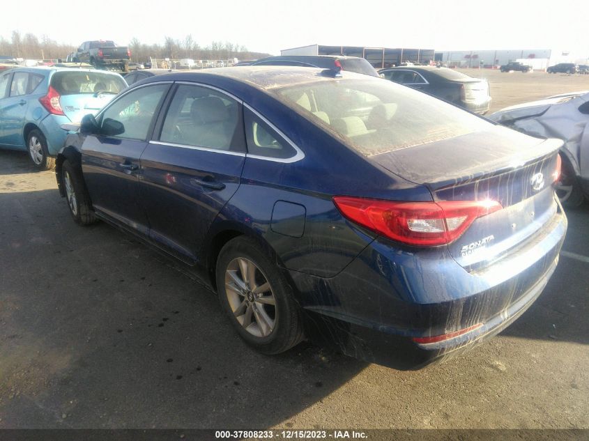 2016 Hyundai Sonata Se VIN: 5NPE24AF2GH386184 Lot: 37808233