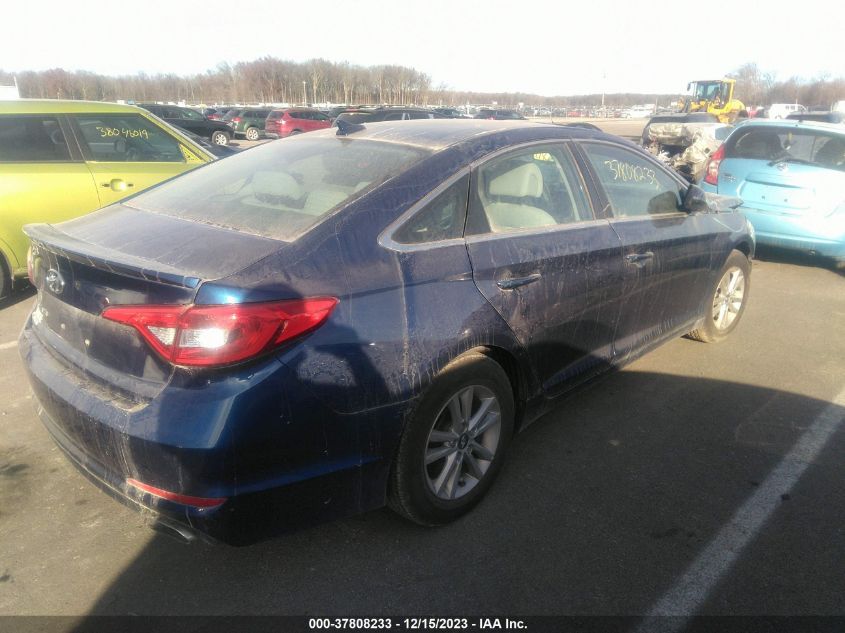 2016 Hyundai Sonata Se VIN: 5NPE24AF2GH386184 Lot: 37808233