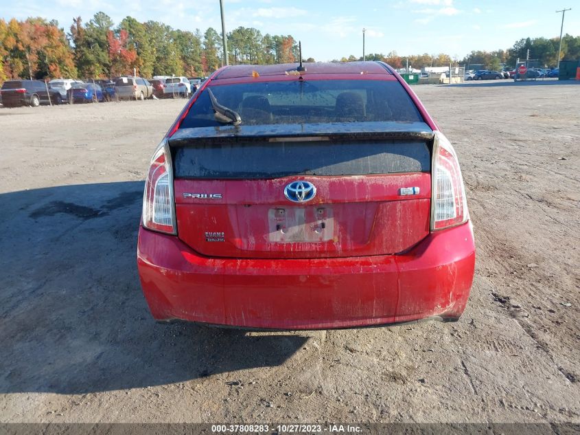 2013 Toyota Prius One/Two/Three/Four/Five VIN: JTDKN3DU7D1633779 Lot: 37808283