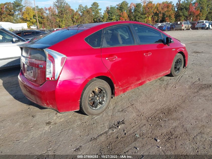 2013 Toyota Prius One/Two/Three/Four/Five VIN: JTDKN3DU7D1633779 Lot: 37808283