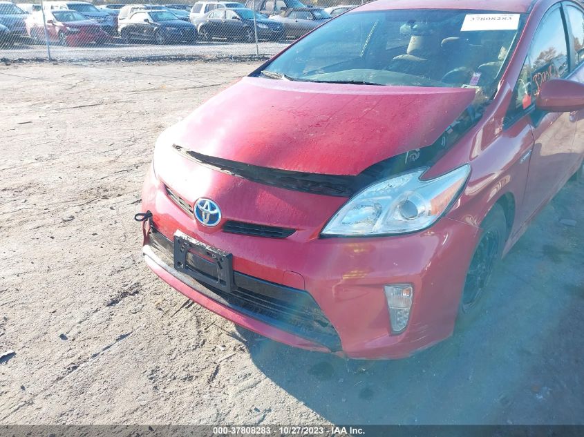 2013 Toyota Prius One/Two/Three/Four/Five VIN: JTDKN3DU7D1633779 Lot: 37808283